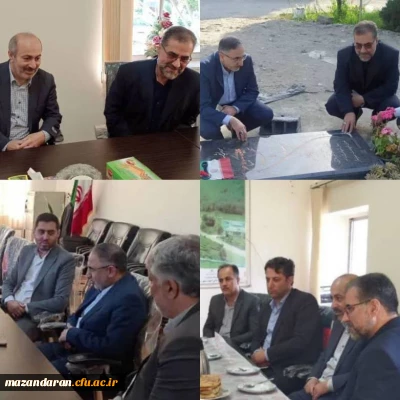 بازدید مقام عالی وزارت آموزش و پرورش و معاونت برنامه ریزی و توسعه منابع دانشگاه فرهنگیان از دانشگاه فرهنگیان مازندران 