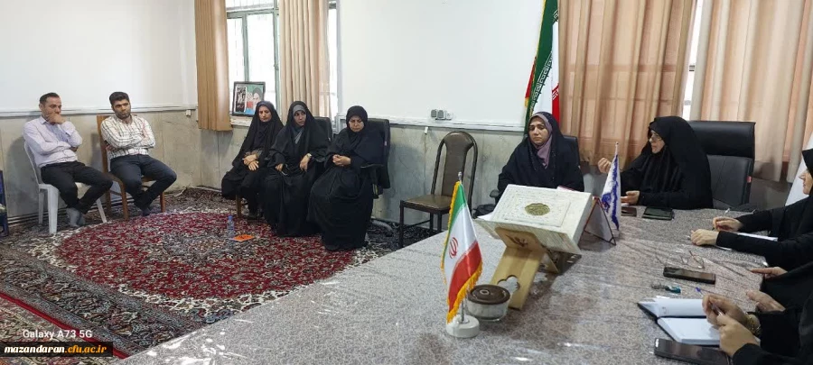 برگزاری جلسه کمیته امتحانات پایان نیمسال دوم پردیس فاطمه الزهرا س ساری  3