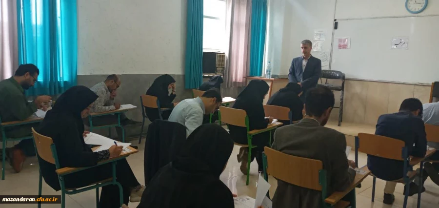 برگزاری آزمون مهارت آموزان دبیری ماده ۲۸ در پردیس خواهران ساری  3