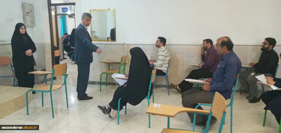 برگزاری آزمون مهارت آموزان دبیری ماده ۲۸ در پردیس خواهران ساری  4