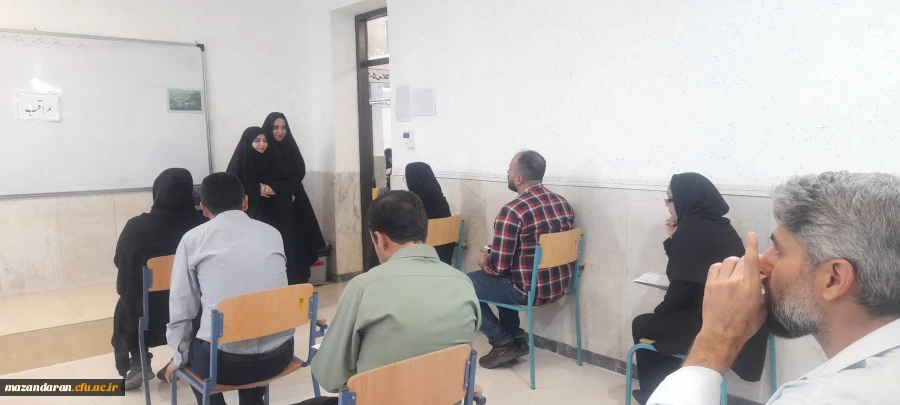 برگزاری آزمون مهارت آموزان دبیری ماده ۲۸ در پردیس خواهران ساری  5