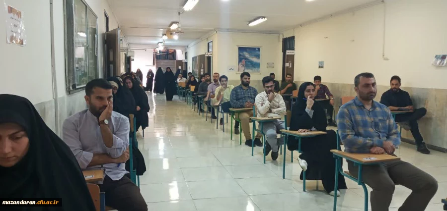 برگزاری آزمون مهارت آموزان دبیری ماده ۲۸ در پردیس خواهران ساری  7