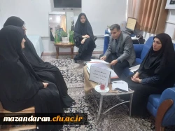 بازدید رحمان کرامتی رییس اداره ارزیابی عملکرد دانشگاه فرهنگیان مازندران از حوزه سرپرستی پردیس خواهران ساری  3