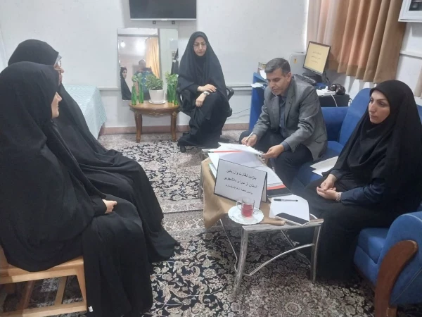 بازدید رحمان کرامتی رییس اداره ارزیابی عملکرد دانشگاه فرهنگیان مازندران از حوزه سرپرستی پردیس خواهران ساری  3