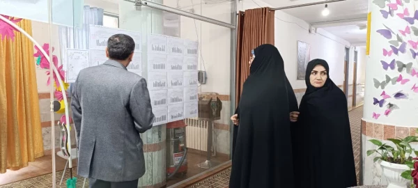 بازدید رحمان کرامتی رییس اداره ارزیابی عملکرد دانشگاه فرهنگیان مازندران از حوزه سرپرستی پردیس خواهران ساری  4