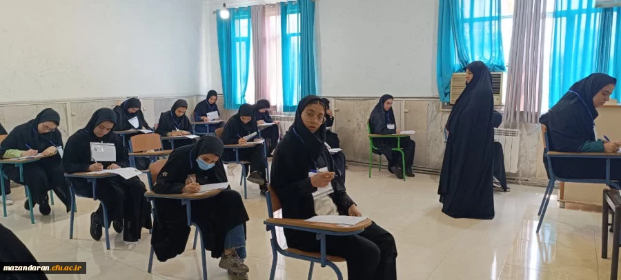 برگزاری آزمون پایان نیمسال دوم سال تحصیلی ۱۴۰۳_۱۴۰۲ پردیس فاطمه الزهرا س ساری  2