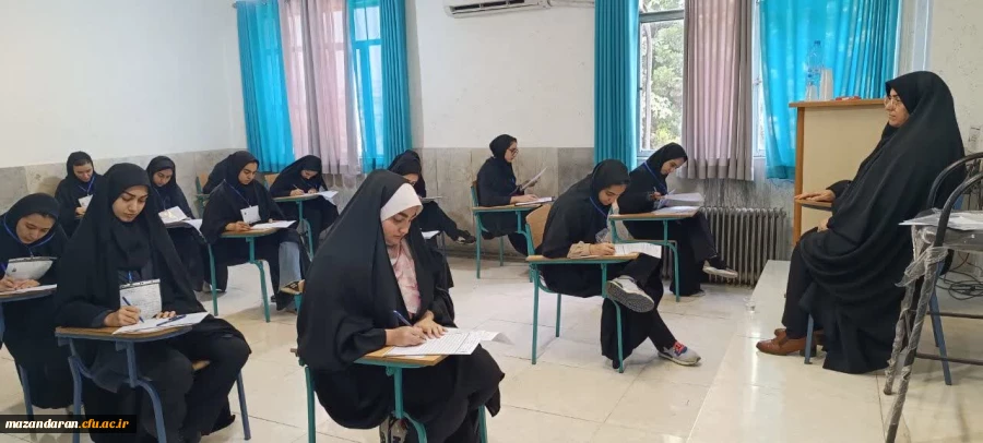 برگزاری آزمون پایان نیمسال دوم سال تحصیلی ۱۴۰۳_۱۴۰۲ پردیس فاطمه الزهرا س ساری  3