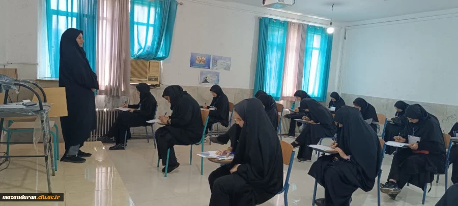برگزاری آزمون پایان نیمسال دوم سال تحصیلی ۱۴۰۳_۱۴۰۲ پردیس فاطمه الزهرا س ساری  4