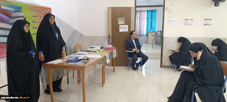 برگزاری آزمون پایان نیمسال دوم سال تحصیلی ۱۴۰۳_۱۴۰۲ پردیس فاطمه الزهرا س ساری  8