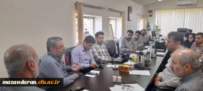 جلسه شورای اداری دانشگاه فرهنگیان مازندران