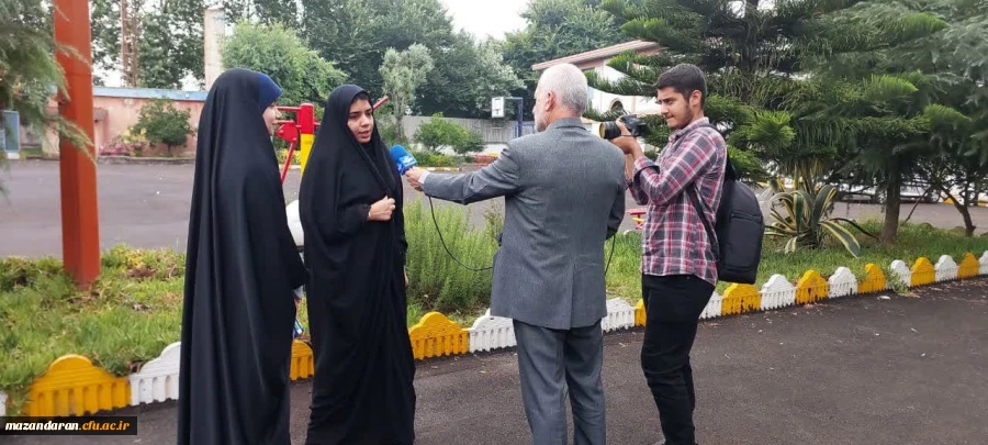 مصاحبه صدا وسیمای استان مازندرانا با موضوع اهمیت انتخابات پیش روی  4