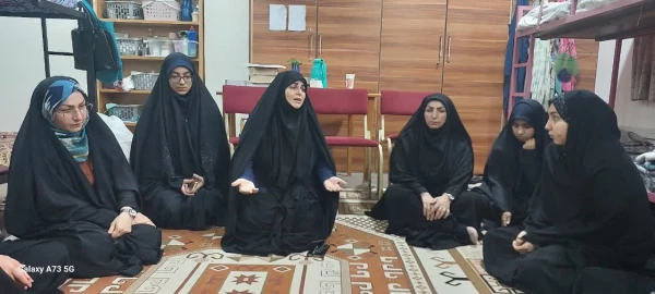 بصیرت افزایی دانشجو معلمان پردیس فاطمه الزهرا س ساری با حضور رضایی منش ریاست پردیس خواهران در اتاق های سرای دانشجویی  2