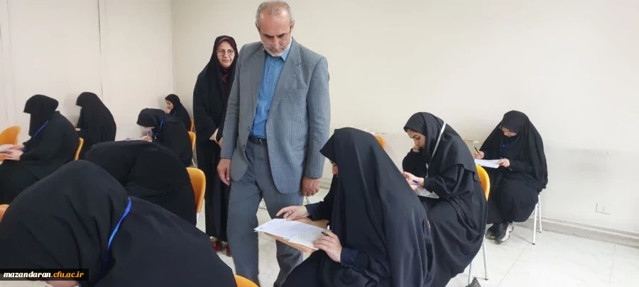 بازدید سرزده لطف الله مهدوی ریاست دانشگاه فرهنگیان استان مازندران 2