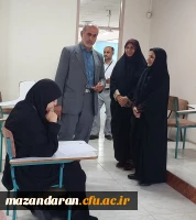 بازدید سرزده لطف الله مهدوی ریاست دانشگاه فرهنگیان استان مازندران 3