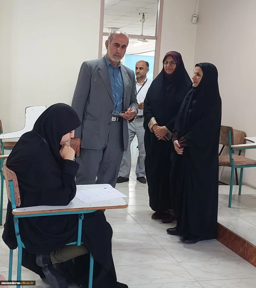 بازدید سرزده لطف الله مهدوی ریاست دانشگاه فرهنگیان استان مازندران 3