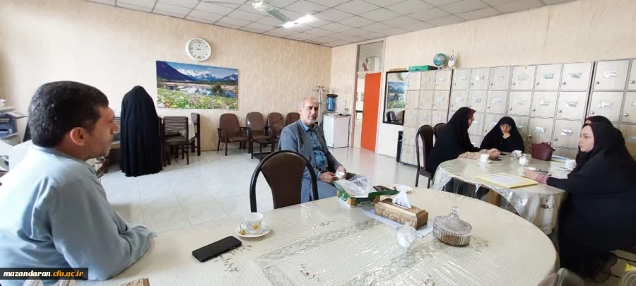 بازدید سرزده لطف الله مهدوی ریاست دانشگاه فرهنگیان استان مازندران 8