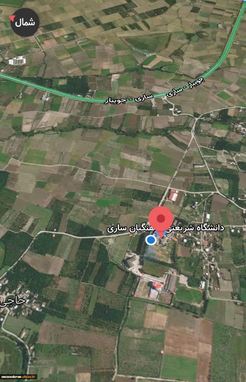 آدرس پردیس شریعتی ساری