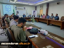 مراسم تودیع و معارفه فرمانده بسیج دانشجویی 2