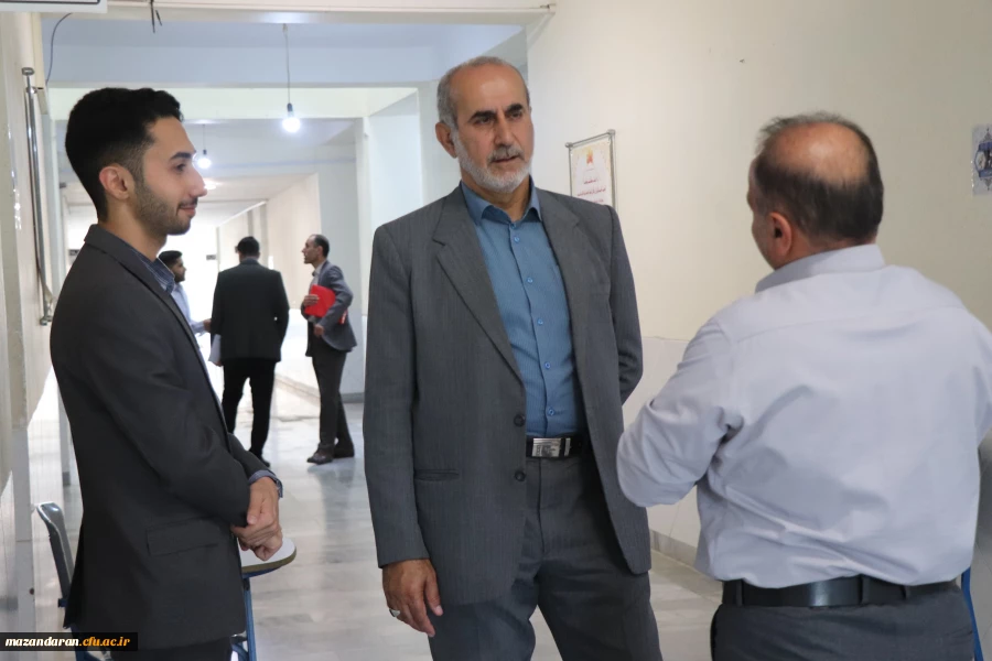 بازدید ریاست دانشگاه فرهنگیان مازندران از فرآیند ارزیابی تکمیلی داوطلبان متعهد خدمت دانشگاه فرهگیان 9