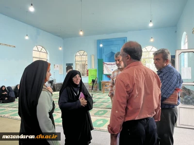 بازدید لطف الله مهدوی ریاست دانشگاه فرهنگیان مازندران از حوزه ارزیابی پردیس فاطمه الزهرا س ساری  