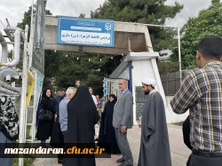 بازدید لطف الله مهدوی ریاست دانشگاه فرهنگیان مازندران از حوزه ارزیابی پردیس فاطمه الزهرا س ساری   3