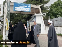 بازدید لطف الله مهدوی ریاست دانشگاه فرهنگیان مازندران از حوزه ارزیابی پردیس فاطمه الزهرا س ساری   4