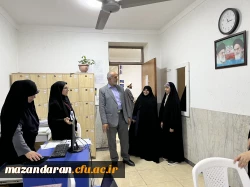 بازدید لطف الله مهدوی ریاست دانشگاه فرهنگیان مازندران از حوزه ارزیابی پردیس فاطمه الزهرا س ساری   8