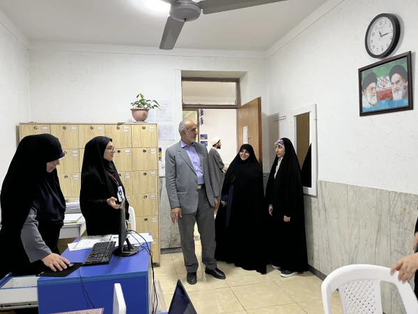 بازدید لطف الله مهدوی ریاست دانشگاه فرهنگیان مازندران از حوزه ارزیابی پردیس فاطمه الزهرا س ساری   8