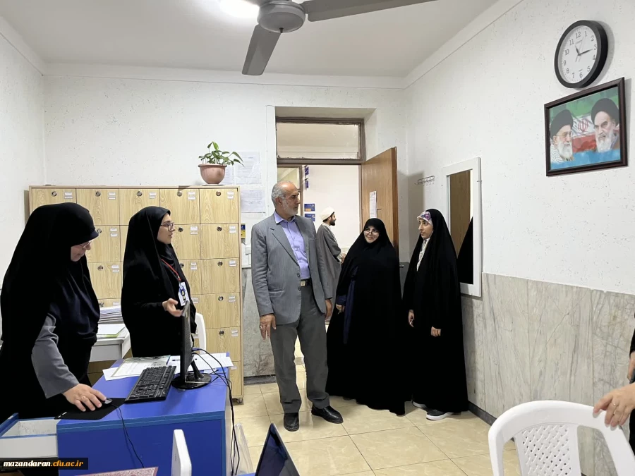 بازدید لطف الله مهدوی ریاست دانشگاه فرهنگیان مازندران از حوزه ارزیابی پردیس فاطمه الزهرا س ساری   8
