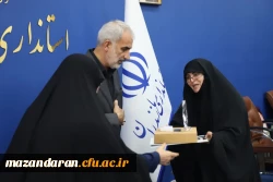 تجلیل از هشت بانوی برتر تاثیرگذار مازندرانی / ریاست پردیس فاطمه الزهرا (س) ساری تجلیل شد 7