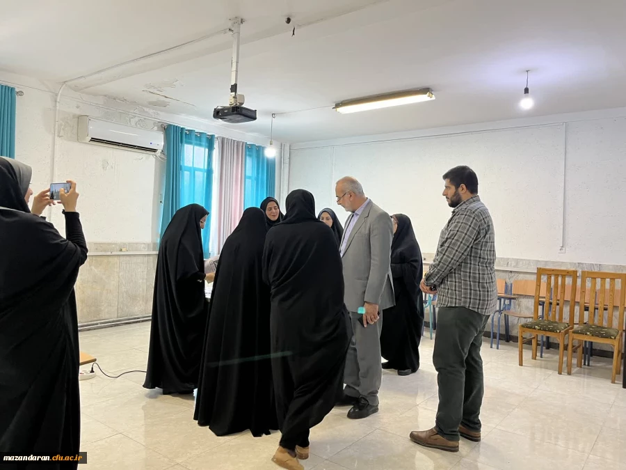 روز اول اجرای ارزیابی تکمیلی  داوطلبان ورود به دانشگاه فرهنگیان و بازدید لطف الله مهدوی از روند مصاحبه و دیدار با اولیا  12