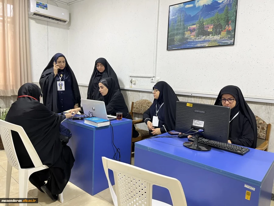 برگزاری روز دوم ارزیابی تکمیلی داوطلبان ورود به دانشگاه فرهنگیان و بازدید مسرور ریاست اداره حراست دانشگاه فرهنگیان مازندران و سید عابدین خدادادی معاونت هماهنگی و پشتیبانی از روند مصاحبه 
 9