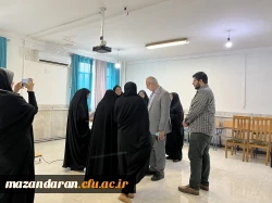 برگزاری روز دوم ارزیابی تکمیلی داوطلبان ورود به دانشگاه فرهنگیان و بازدید مسرور ریاست اداره حراست دانشگاه فرهنگیان مازندران و سید عابدین خدادادی معاونت هماهنگی و پشتیبانی از روند مصاحبه 
 14