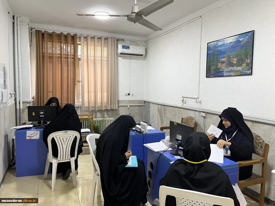 روز هفتم اجرای ارزیابی تکمیلی  داوطلبان ورود به دانشگاه فرهنگیان ویژه خواهران در پردیس فاطمه الزهرا س ساری و روز اخر ازمون عملی تربیت بدنی  6