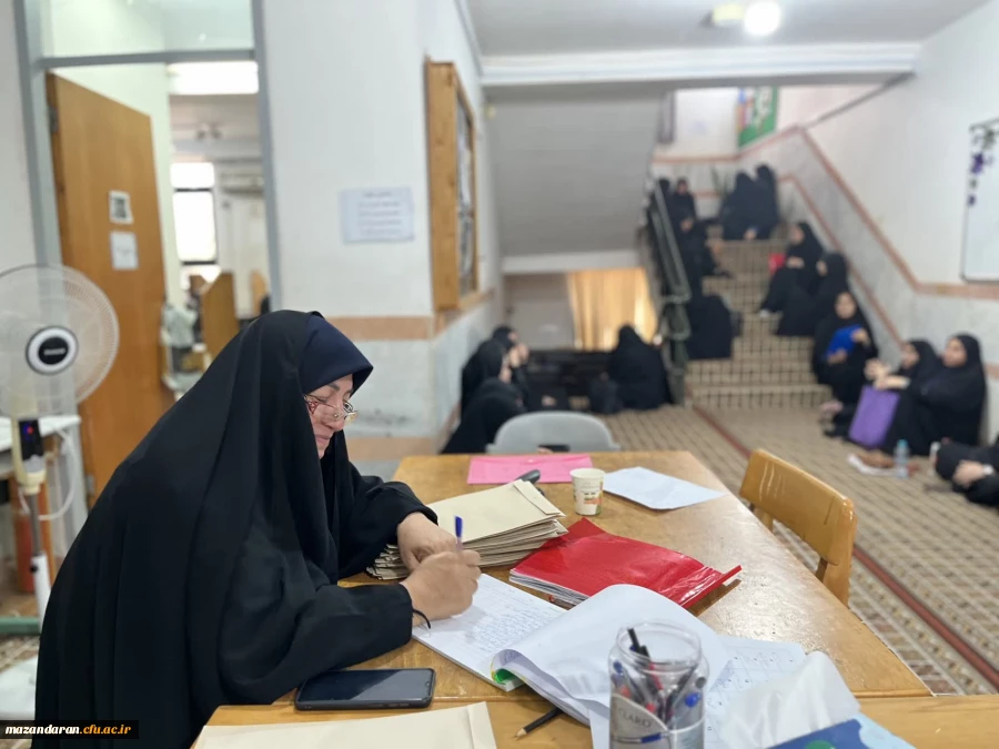 روز هشتم اجرای ارزیابی تکمیلی  داوطلبان ورود به دانشگاه فرهنگیان ویژه خواهران در پردیس فاطمه الزهرا س ساری  6