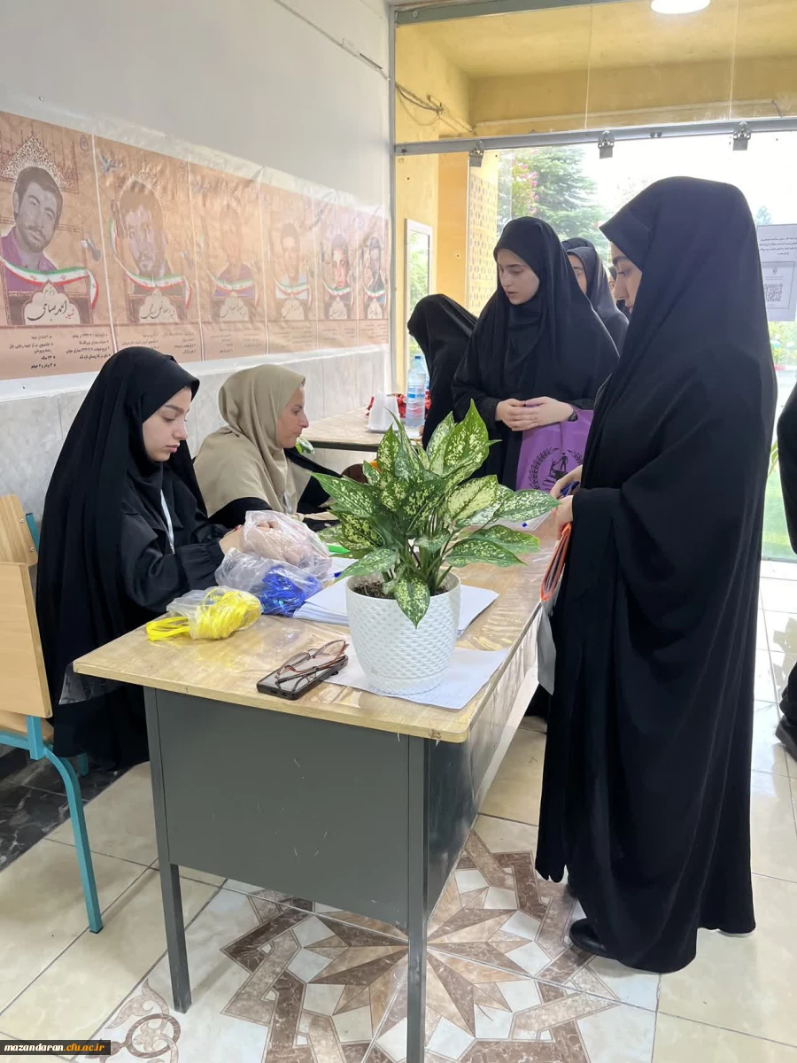 روز هشتم اجرای ارزیابی تکمیلی  داوطلبان ورود به دانشگاه فرهنگیان ویژه خواهران در پردیس فاطمه الزهرا س ساری  2