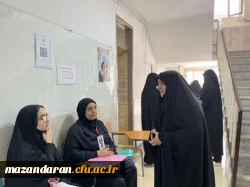 روز هفتم اجرای ارزیابی تکمیلی  داوطلبان ورود به دانشگاه فرهنگیان ویژه خواهران در پردیس فاطمه الزهرا س ساری و روز اخر ازمون عملی تربیت بدنی  17