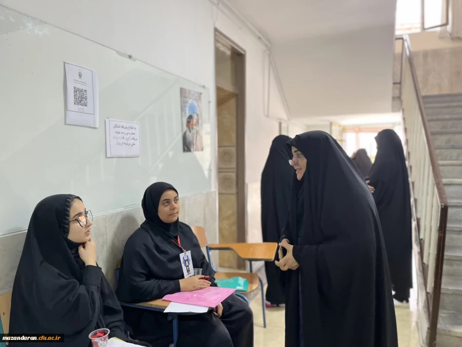 روز هفتم اجرای ارزیابی تکمیلی  داوطلبان ورود به دانشگاه فرهنگیان ویژه خواهران در پردیس فاطمه الزهرا س ساری و روز اخر ازمون عملی تربیت بدنی  17
