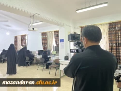 روز هفتم اجرای ارزیابی تکمیلی  داوطلبان ورود به دانشگاه فرهنگیان ویژه خواهران در پردیس فاطمه الزهرا س ساری و روز اخر ازمون عملی تربیت بدنی  22