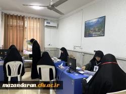 روز هفتم اجرای ارزیابی تکمیلی  داوطلبان ورود به دانشگاه فرهنگیان ویژه خواهران در پردیس فاطمه الزهرا س ساری و روز اخر ازمون عملی تربیت بدنی  23