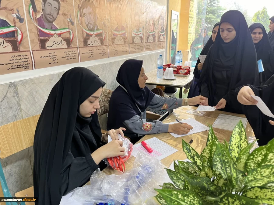 روز هفتم اجرای ارزیابی تکمیلی  داوطلبان ورود به دانشگاه فرهنگیان ویژه خواهران در پردیس فاطمه الزهرا س ساری و روز اخر ازمون عملی تربیت بدنی  25