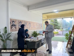 برگزاری روز دوم ارزیابی تکمیلی داوطلبان ورود به دانشگاه فرهنگیان و بازدید مسرور ریاست اداره حراست دانشگاه فرهنگیان مازندران و سید عابدین خدادادی معاونت هماهنگی و پشتیبانی از روند مصاحبه 
 6