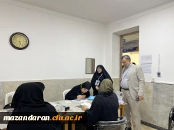 برگزاری روز دوم ارزیابی تکمیلی داوطلبان ورود به دانشگاه فرهنگیان و بازدید مسرور ریاست اداره حراست دانشگاه فرهنگیان مازندران و سید عابدین خدادادی معاونت هماهنگی و پشتیبانی از روند مصاحبه 
 4