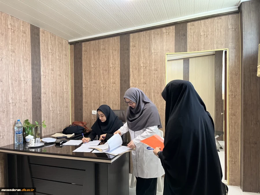برگزاری روز دوم ارزیابی تکمیلی داوطلبان ورود به دانشگاه فرهنگیان و بازدید مسرور ریاست اداره حراست دانشگاه فرهنگیان مازندران و سید عابدین خدادادی معاونت هماهنگی و پشتیبانی از روند مصاحبه 
 7