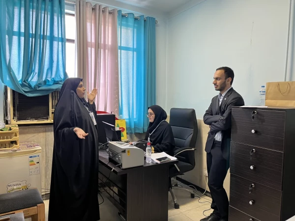 برگزاری روز دوم ارزیابی تکمیلی داوطلبان ورود به دانشگاه فرهنگیان و بازدید مسرور ریاست اداره حراست دانشگاه فرهنگیان مازندران و سید عابدین خدادادی معاونت هماهنگی و پشتیبانی از روند مصاحبه 
 12