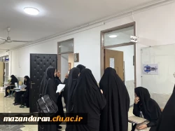 برگزاری روز دوم ارزیابی تکمیلی داوطلبان ورود به دانشگاه فرهنگیان و بازدید مسرور ریاست اداره حراست دانشگاه فرهنگیان مازندران و سید عابدین خدادادی معاونت هماهنگی و پشتیبانی از روند مصاحبه 
 14