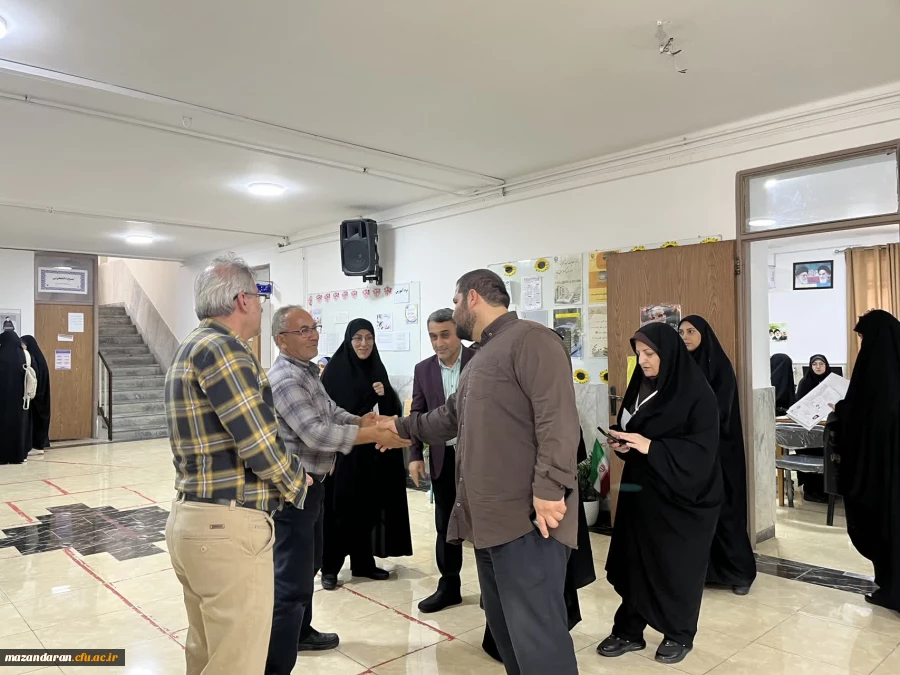 برگزاری روز دوم ارزیابی تکمیلی داوطلبان ورود به دانشگاه فرهنگیان و بازدید مسرور ریاست اداره حراست دانشگاه فرهنگیان مازندران و سید عابدین خدادادی معاونت هماهنگی و پشتیبانی از روند مصاحبه 
 15