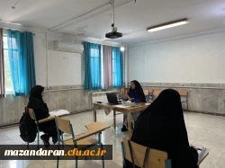 برگزاری روز دوم ارزیابی تکمیلی داوطلبان ورود به دانشگاه فرهنگیان و بازدید مسرور ریاست اداره حراست دانشگاه فرهنگیان مازندران و سید عابدین خدادادی معاونت هماهنگی و پشتیبانی از روند مصاحبه 
 20