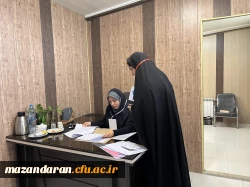 روز اول اجرای ارزیابی تکمیلی  داوطلبان ورود به دانشگاه فرهنگیان و بازدید لطف الله مهدوی ریاست دانشگاه فرهنگیان مازندران و رضایی منش ریاست پردیس خواهران ساری از روند مصاحبه و دیدار با اولیا ی داوطلبان  6