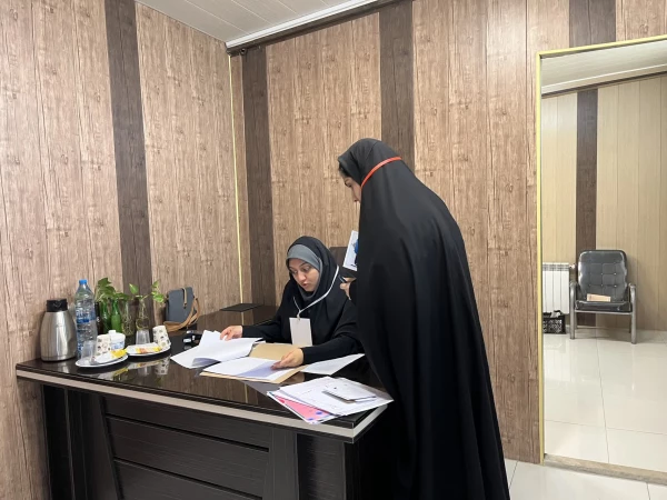روز اول اجرای ارزیابی تکمیلی  داوطلبان ورود به دانشگاه فرهنگیان و بازدید لطف الله مهدوی ریاست دانشگاه فرهنگیان مازندران و رضایی منش ریاست پردیس خواهران ساری از روند مصاحبه و دیدار با اولیا ی داوطلبان  6